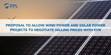 Proposal to allow wind power and solar power projects to negotiate selling prices with EVN